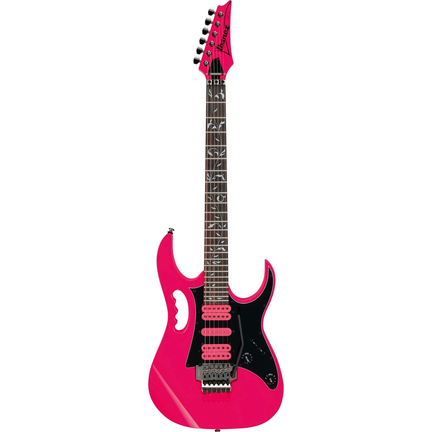 Ibanez Electric Guitars Pink Ibanez JEMJRSP JEM Series Steve Vai Signature 6-Strings Electric Guitar