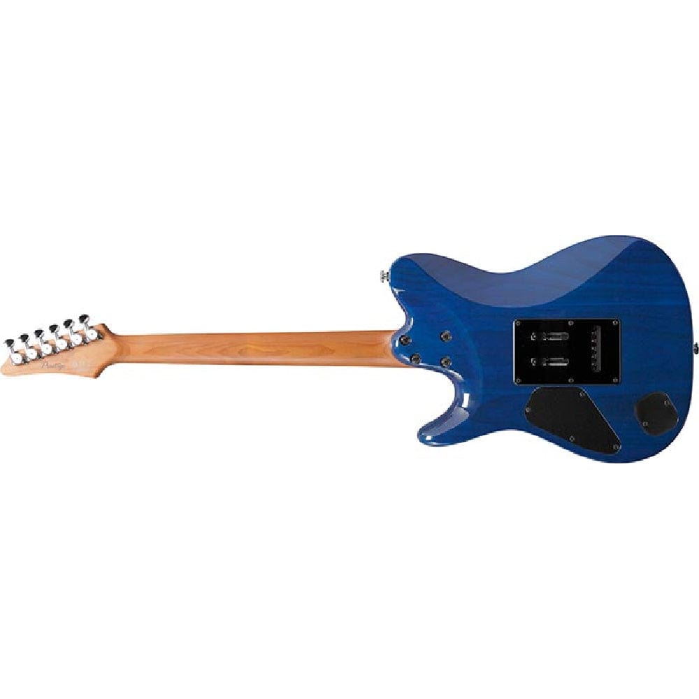 ibanez electric guitars royal blue sapphire ibanez azs prestige series azs2200q 6 string electric guitar