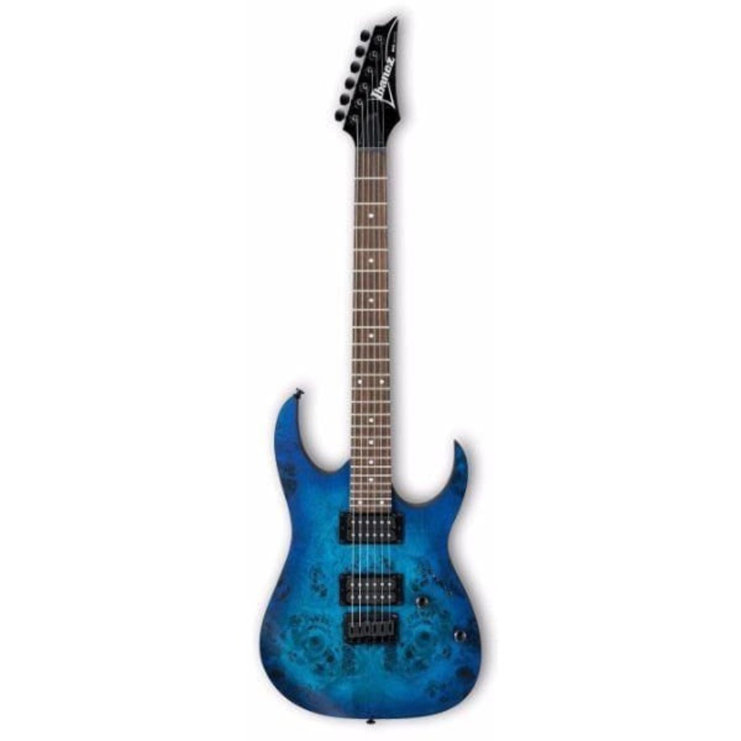 ibanez electric guitars sapphire blue flat ibanez rg421pb rg standard 6 string electric guitar#color_sapphire-blue-flat