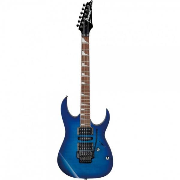 ibanez electric guitars sapphire blue ibanez rg370fmz electric guitar