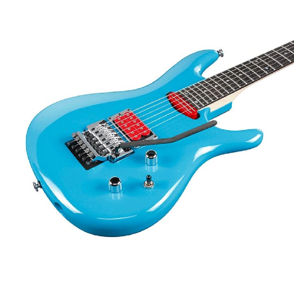 ibanez electric guitars sky blue ibanez js2410 joe satriani signature 6 string electric guitar - sky blue