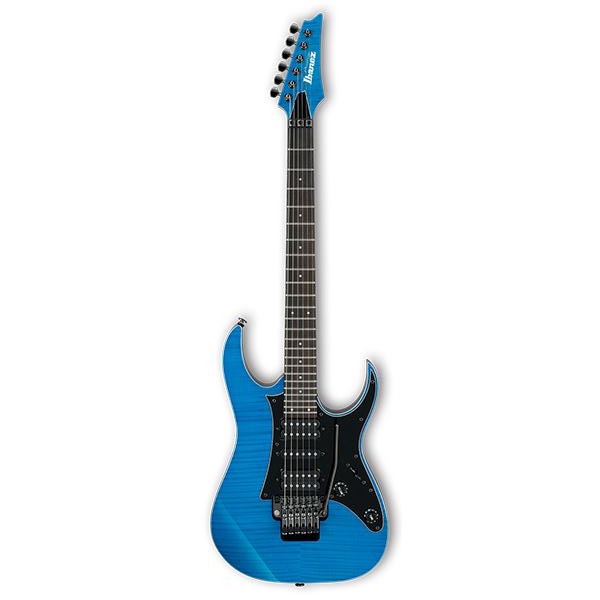 ibanez electric guitars transparent blue ibanez rg3750fz electric guitar #color_transparent-blue