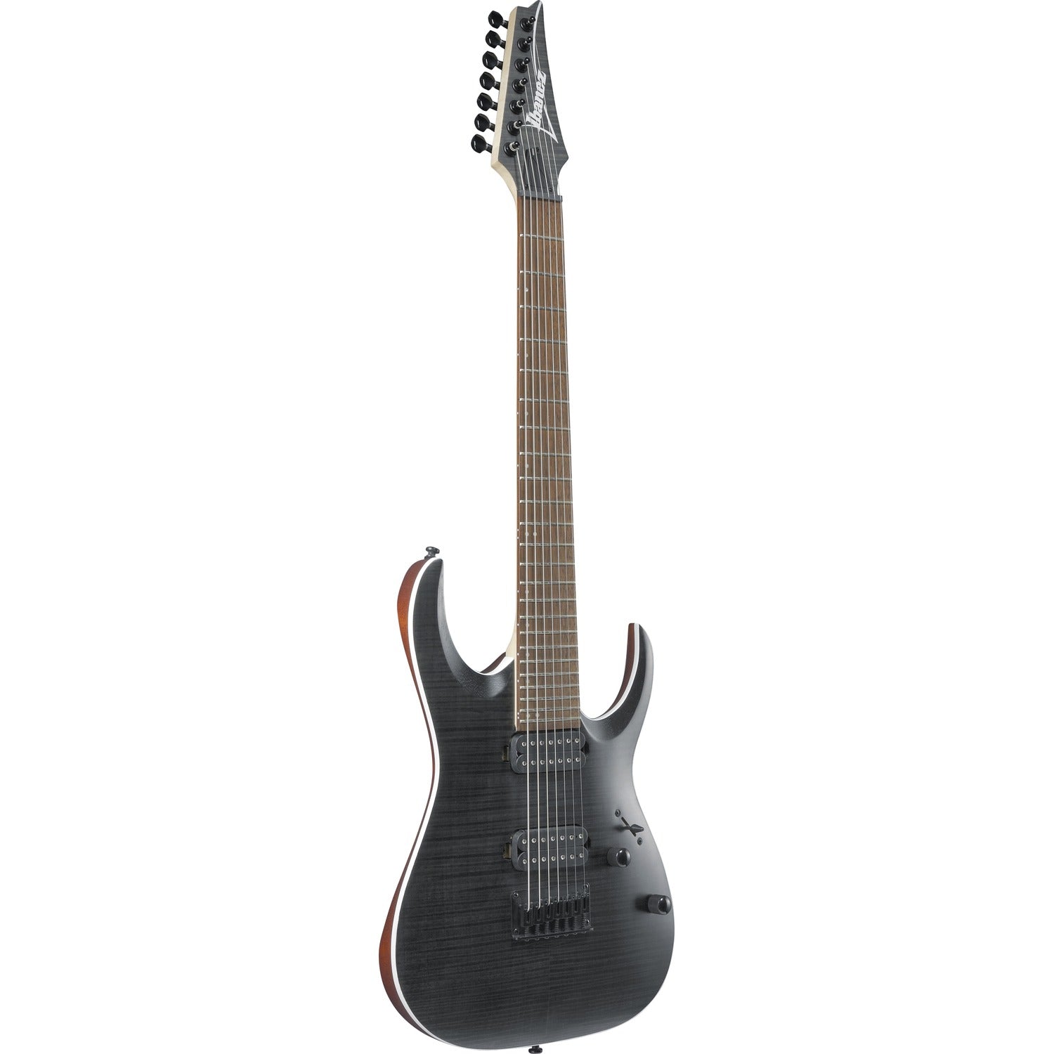 Ibanez Electric Guitars Transparent Gray Flat Ibanez RGA742FM RGA Standard 7 String Electric Guitar
