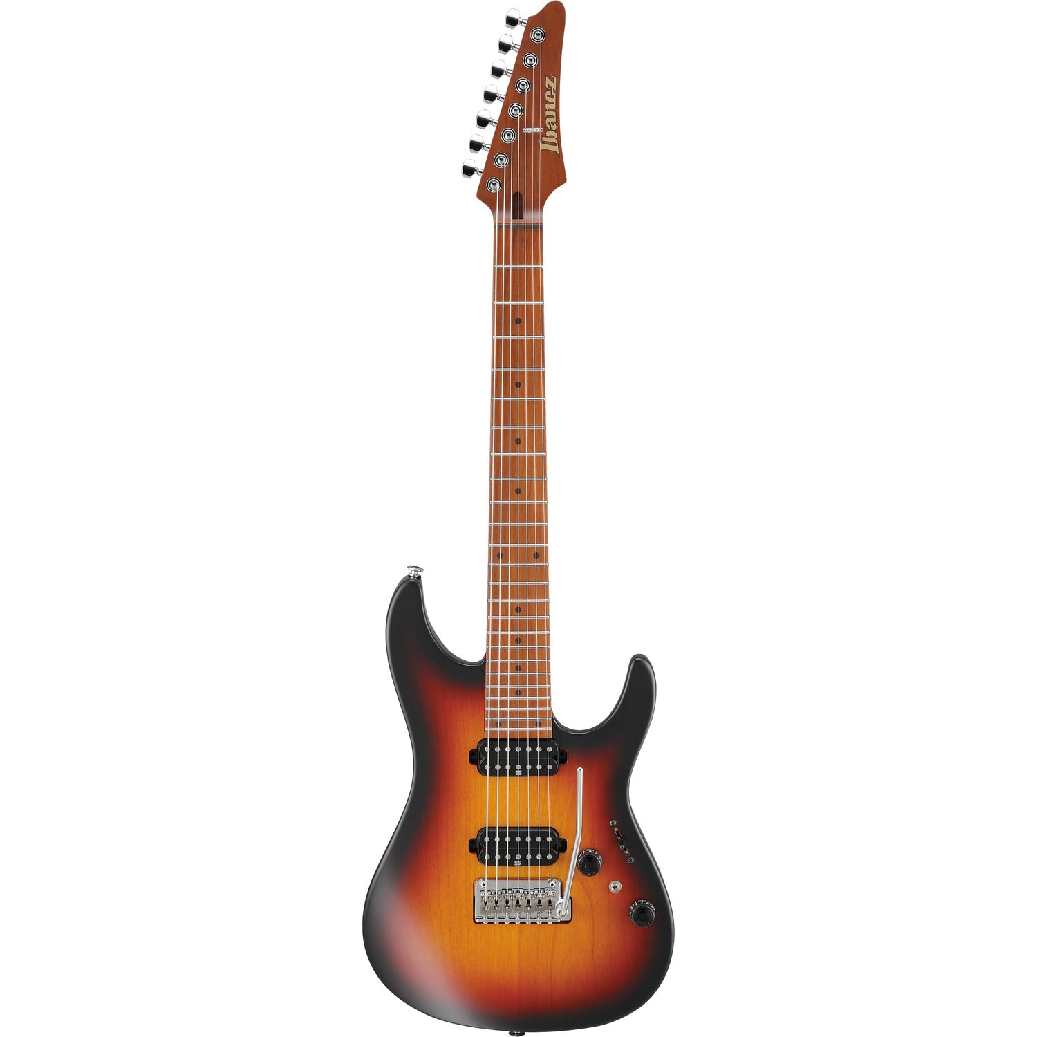 Ibanez Electric Guitars Tri-fade Burst Flat Ibanez AZ24027 AZ Prestige Series 7 String Electric Guitar with Case