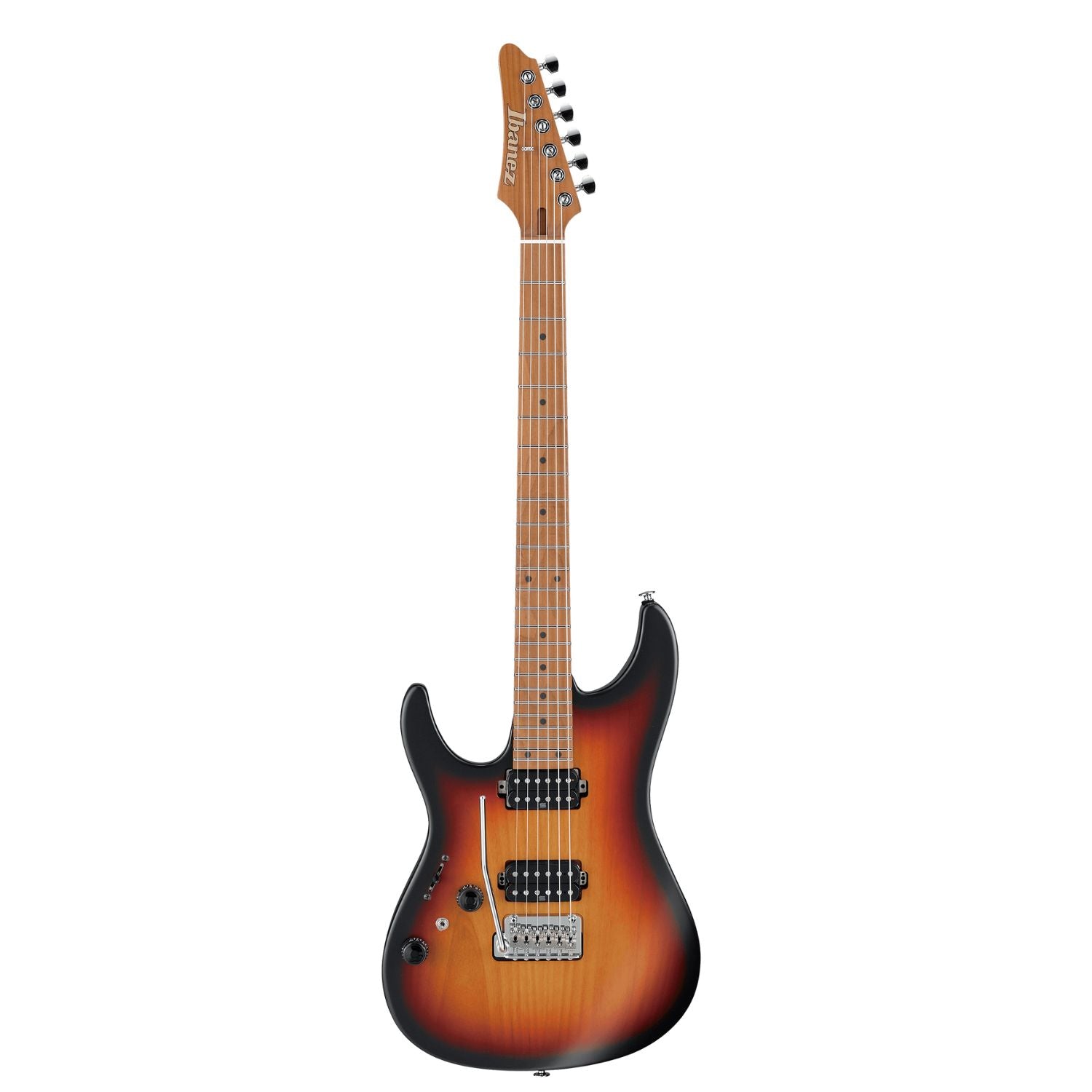 Ibanez Electric Guitars Tri Fade Burst Flat Ibanez AZ2402L Prestig AZ Series 6 String Electric Guitar - Left Handed