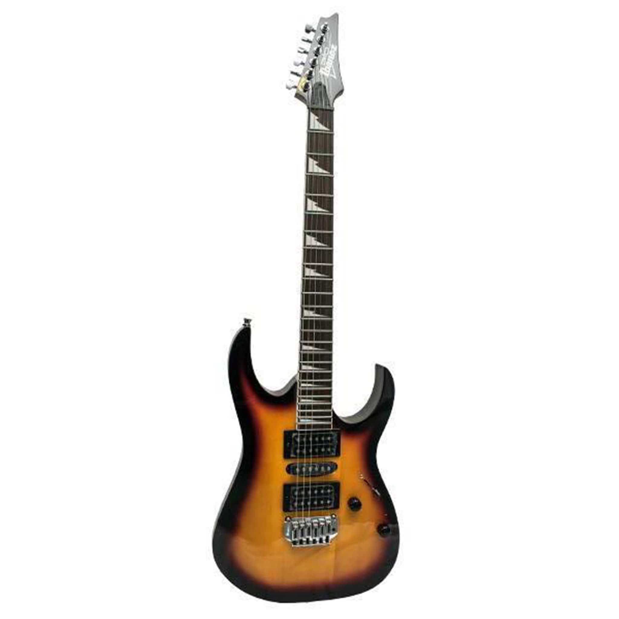 ibanez electric guitars tri fade burst ibanez grg170dx rg gio series double cutaway 6 string electric guitar #color_tri-fade-burst