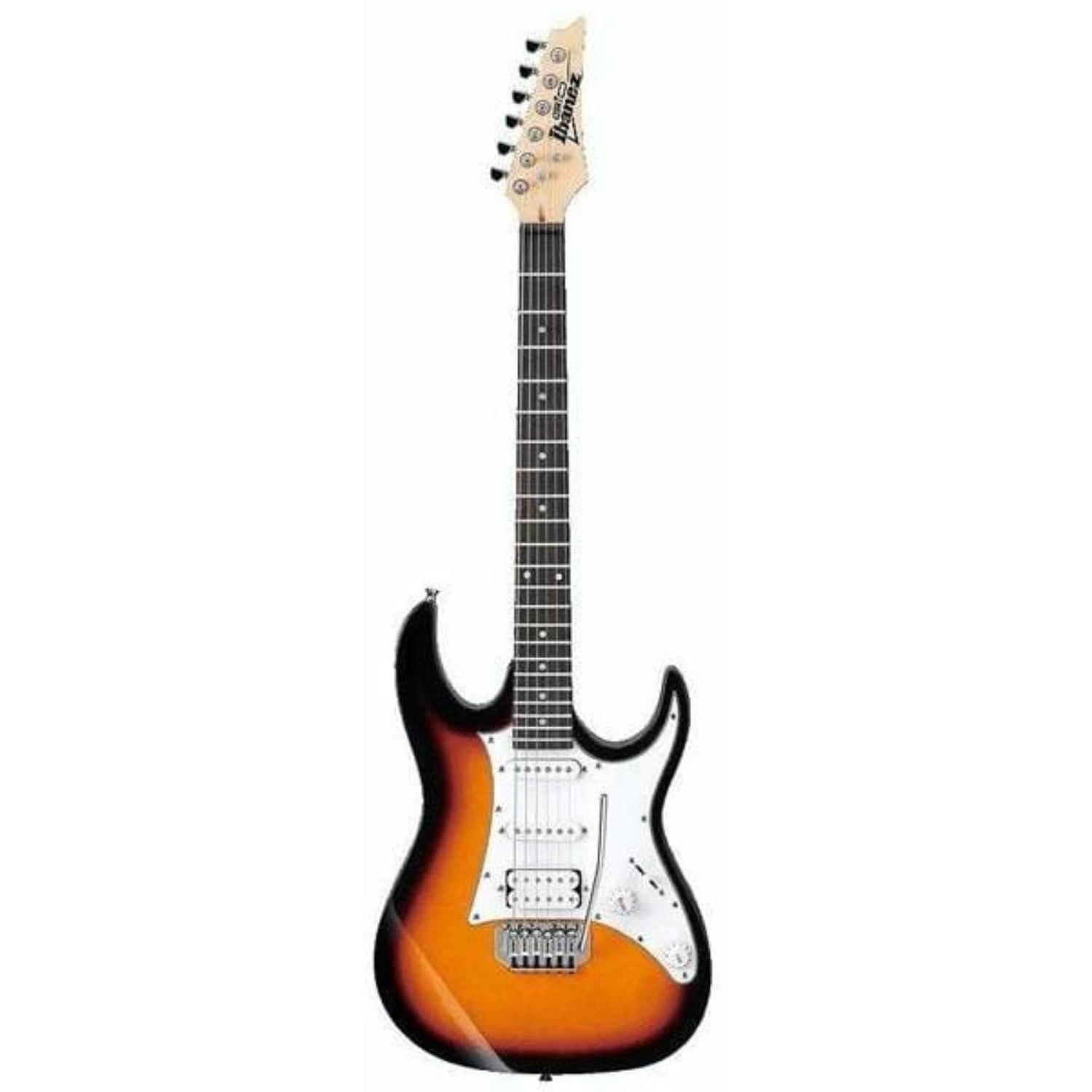 ibanez electric guitars tri fade burst ibanez grx40 rg gio series maple neck 6 string electric guitar #color_tri-fade-burst