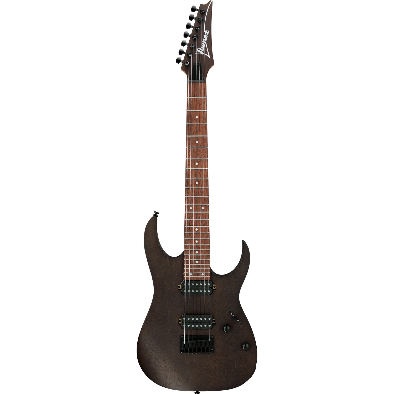 Ibanez Electric Guitars Walnut Flat Ibanez RG7421 7-String Electric Guitar