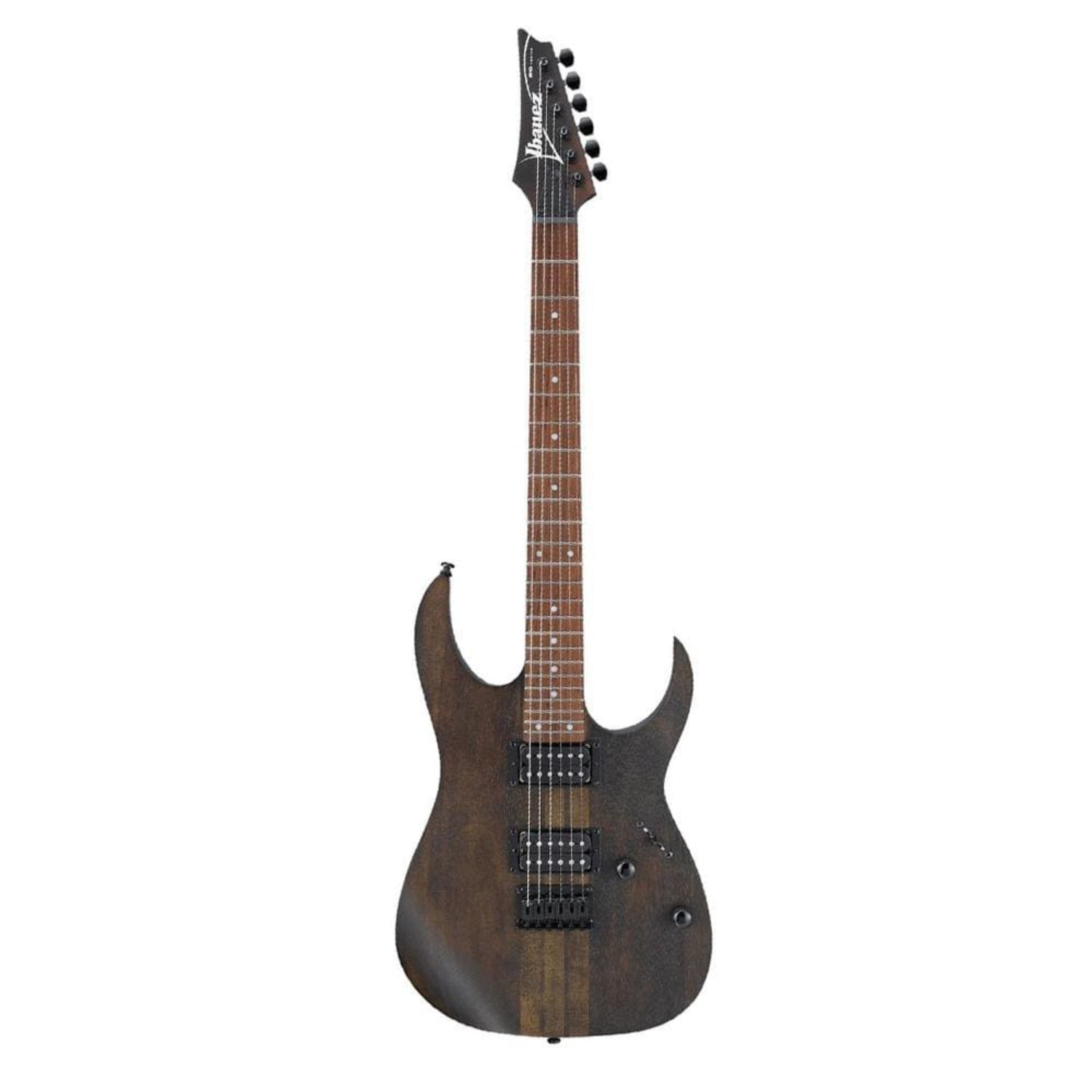 ibanez electric guitars walnut flat ibanez rgrt421 rg standard series 6-string electric guitar #color_walnut-flat