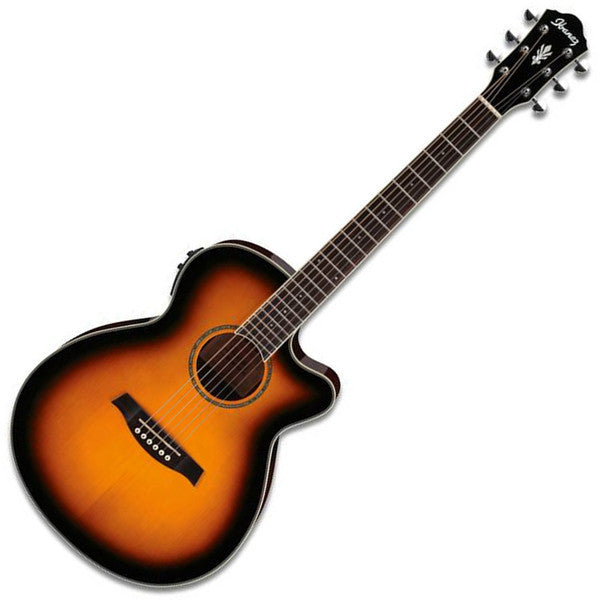 ibanez electro acoustic guitars ibanez aeg10ii cutaway acoustic-electric guitar