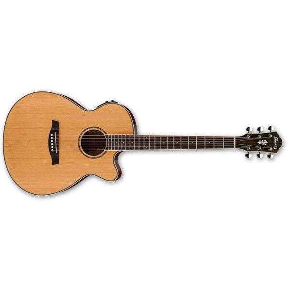 ibanez electro acoustic guitars ibanez aeg15ii electro acoustic guitar - natural low gloss