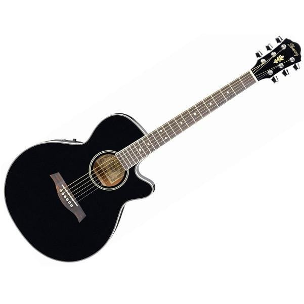 ibanez electro acoustic guitars ibanez aeg8e-bk electro-acoustic guitar