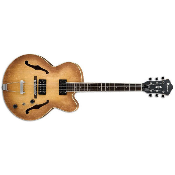 ibanez electro acoustic guitars ibanez af55 electro acoustic guitar - amber burst flat