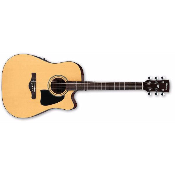 ibanez electro acoustic guitars ibanez aw50ece dreadnought acoustic-electric guitar