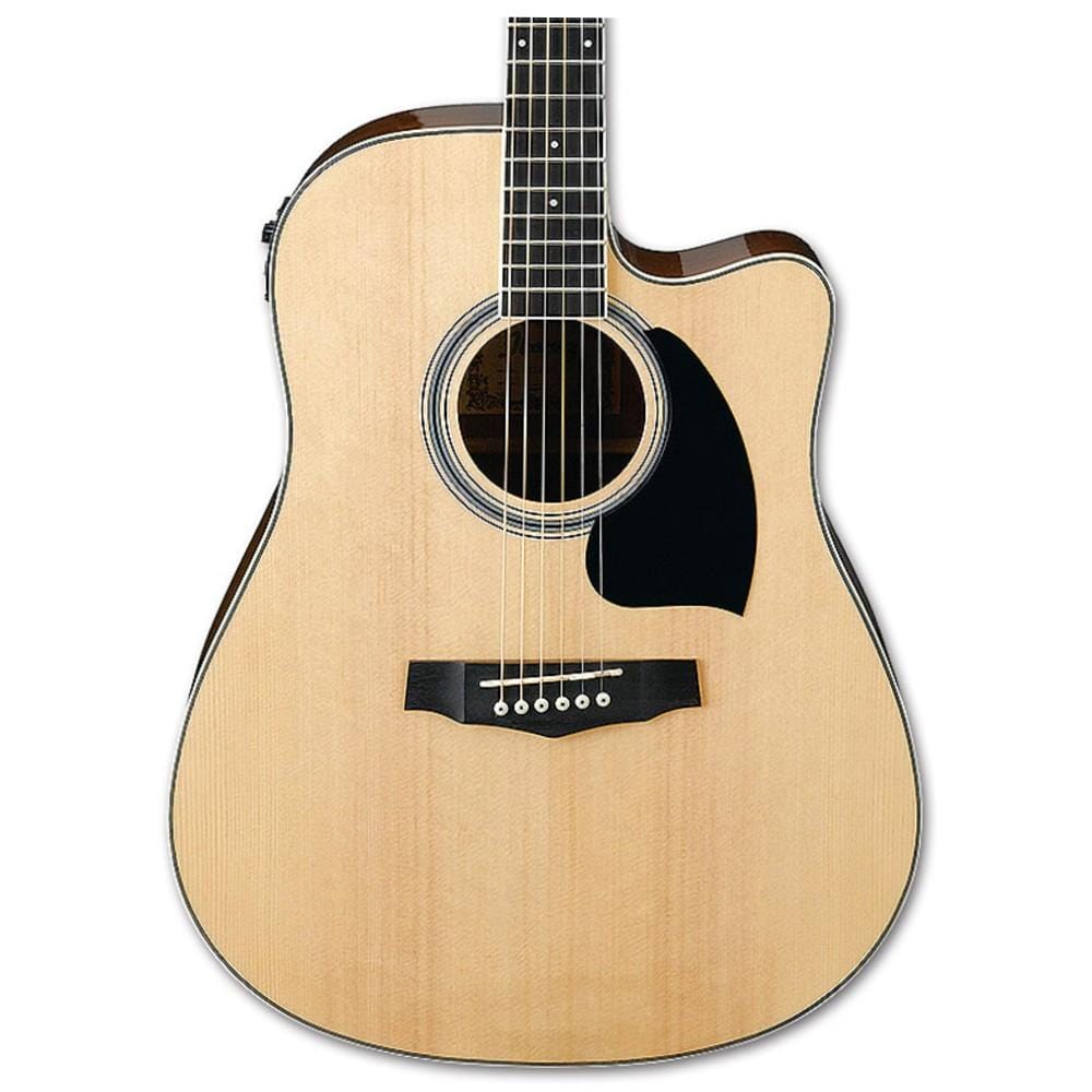 ibanez electro acoustic guitars ibanez pf performance series pf15ecent performance dreadnought electro acoustic guitar