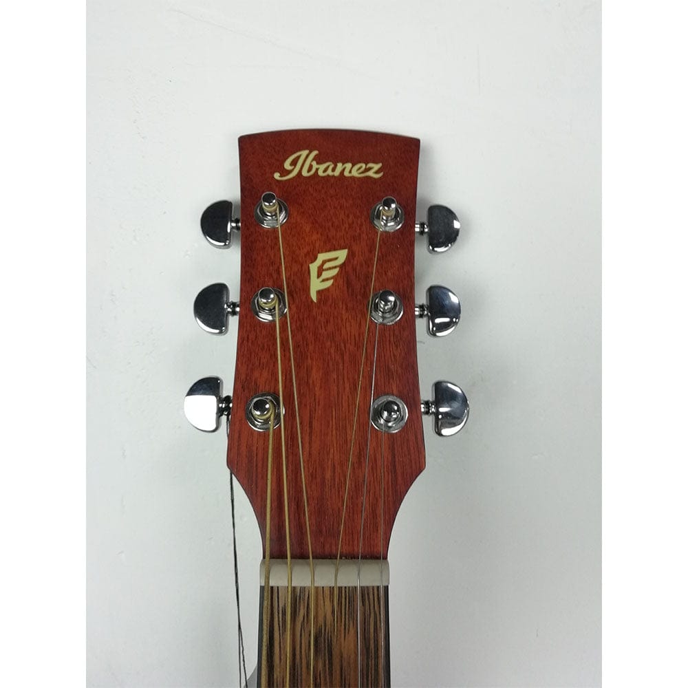 ibanez electro acoustic guitars ibanez pf10ce pf performance series electro acoustic guitar - open pore natural - open box b stock #barcode_