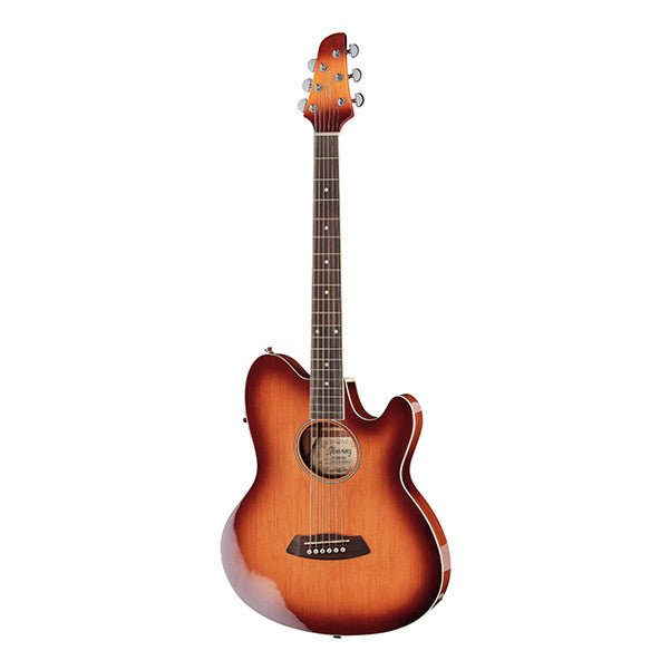 ibanez electro acoustic guitars ibanez tcy10e cutaway electro acoustic guitar - antique violin sunburst