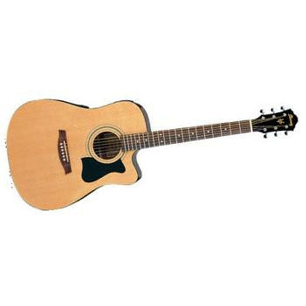 ibanez electro acoustic guitars natural ibanez v72ece dreadnought cutaway electro-acoustic guitar #color_natural