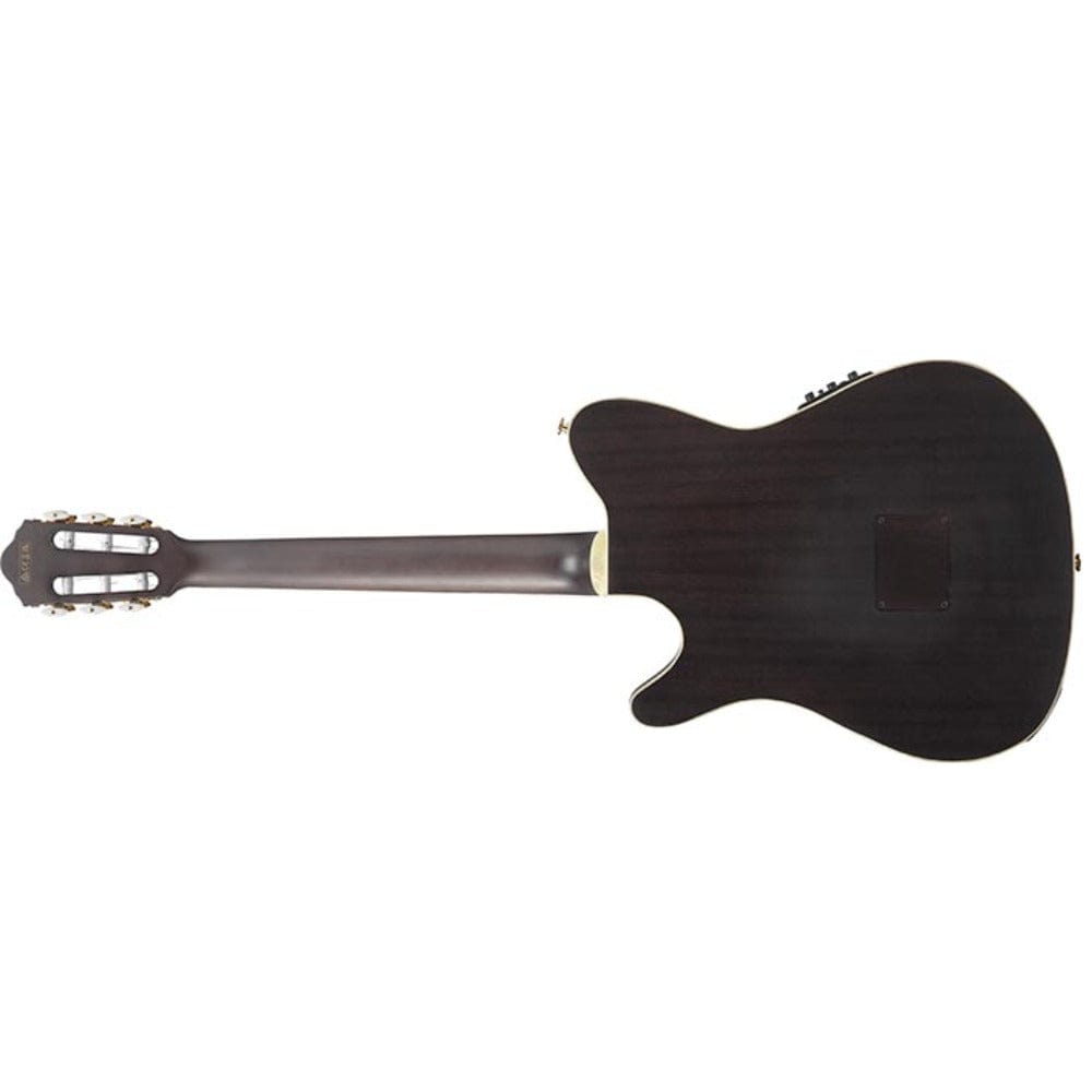 ibanez electro acoustic guitars transparent black flat ibanez tod10n tim henson signature 6 string electro acoustic guitar