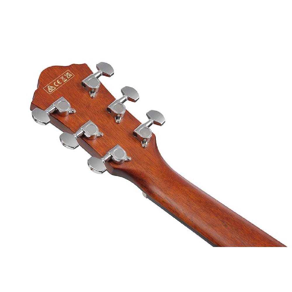 ibanez electro acoustic guitars transparent red sunburst high gloss ibanez aeg50 aeg series electro acoustic guitar