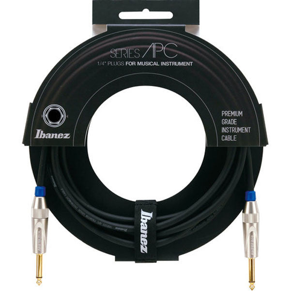 ibanez guitar cables ibanez apc10 guitar cable 10 foot, amphenol