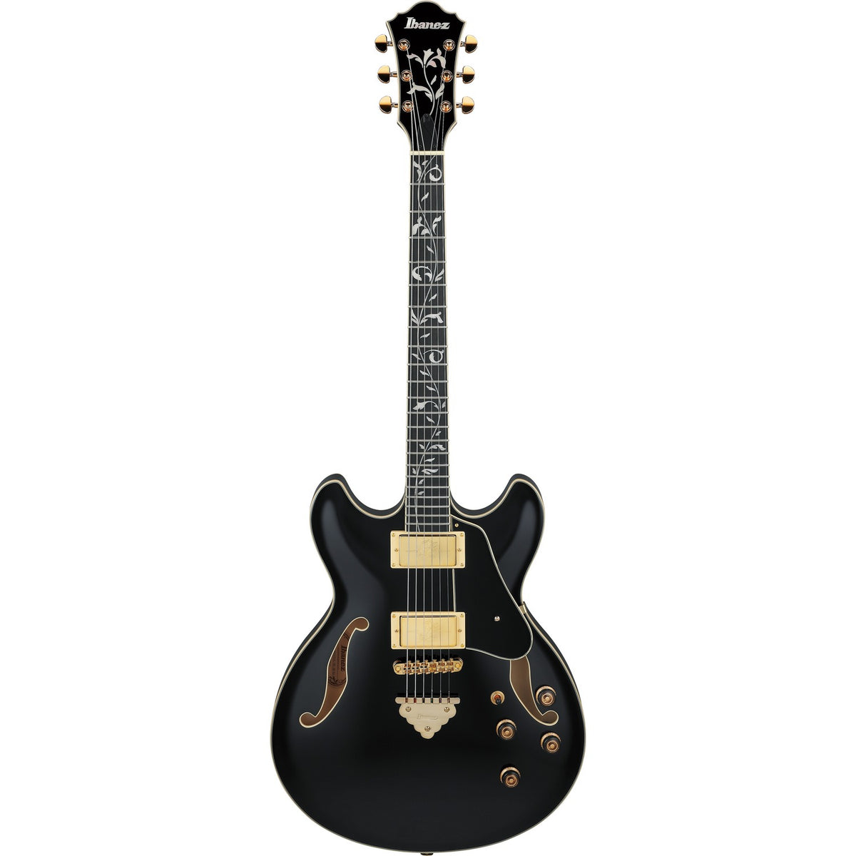 Ibanez Hollow & Semi-Hollow Electric Guitars Black Ibanez AS93SP AS Series 6 String Hollow Bodies Electric Guitar
