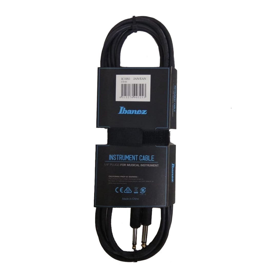 ibanez instrument cables ibanez ic10s1 10ft instrument cable