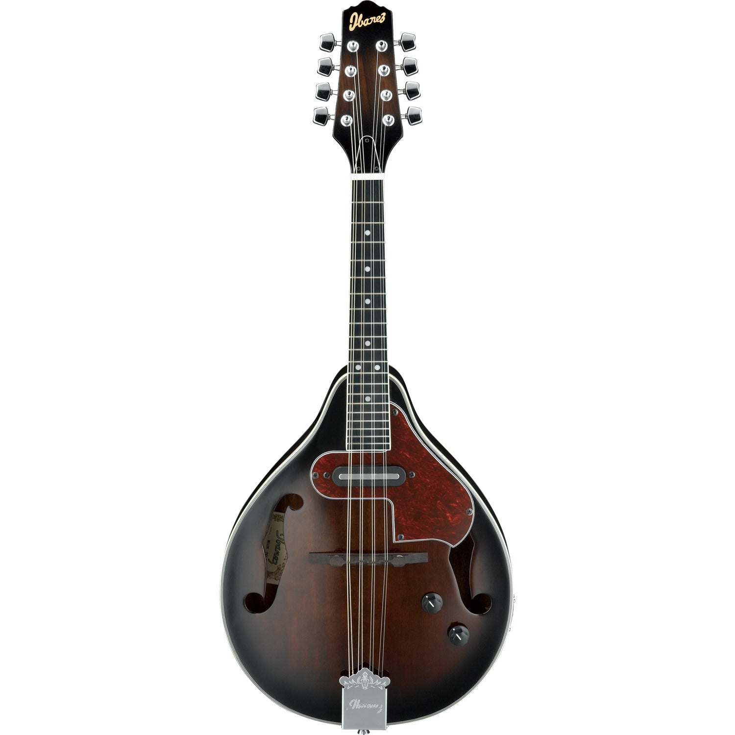 Ibanez Mandolins Dark Violin Sunburst High Gloss Ibanez M510E A-Style Acoustic Electric Mandolin #color_dark-violin-sunburst-high-gloss