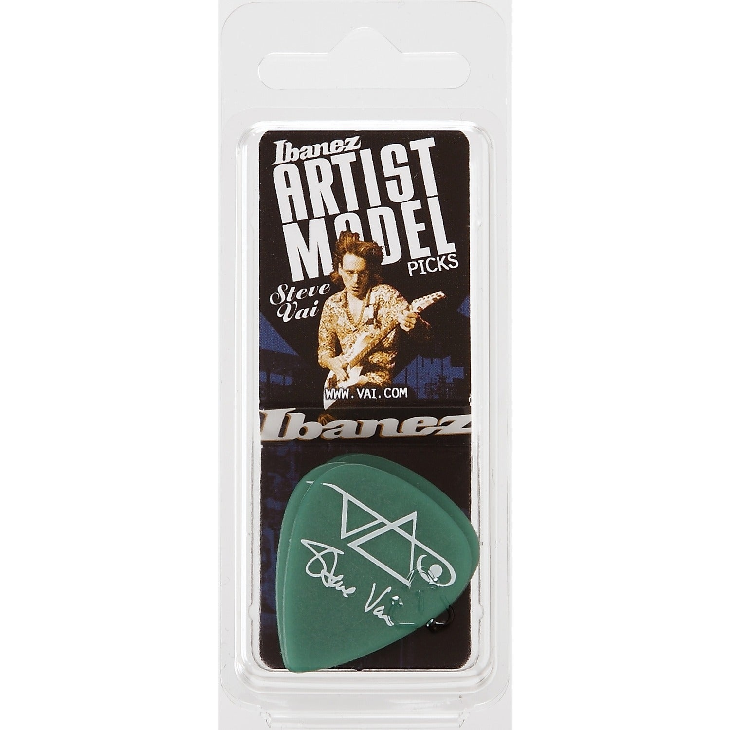Ibanez Picks Green Ibanez B1000SV Steve Vai Signature Guitar Picks - Set of 6