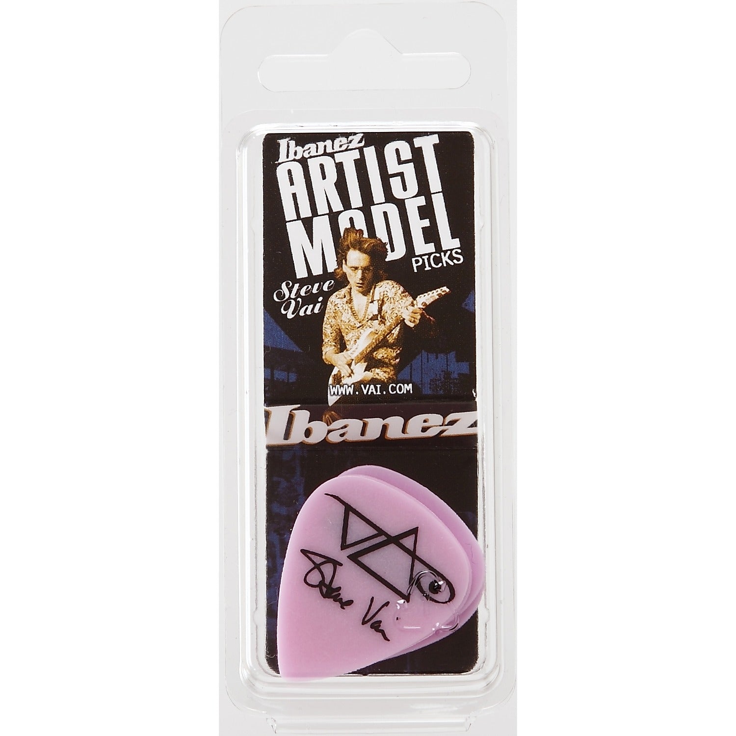 Ibanez Picks Mega Pink Ibanez B1000SV Steve Vai Signature Guitar Picks - Set of 6
