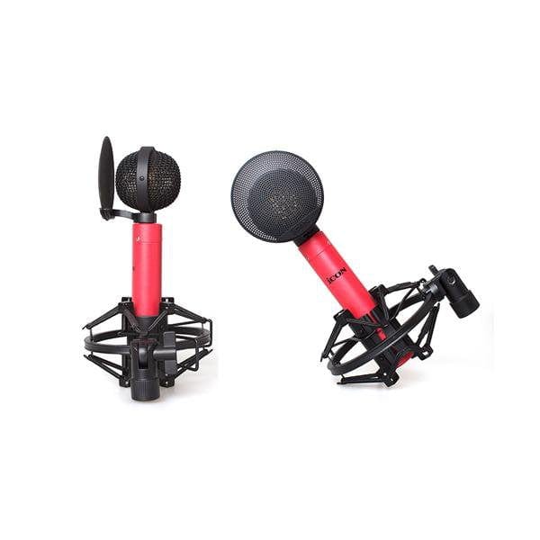 icon condenser microphones icon dragon large-diaphragm condenser microphone with shock mount