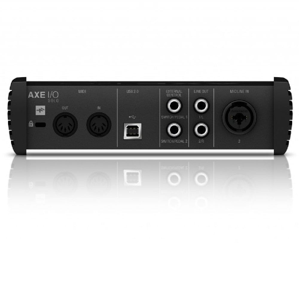 ik multimedia audio interfaces black ik multimedia axe i/o solo 2 in 3 out compact audio interface