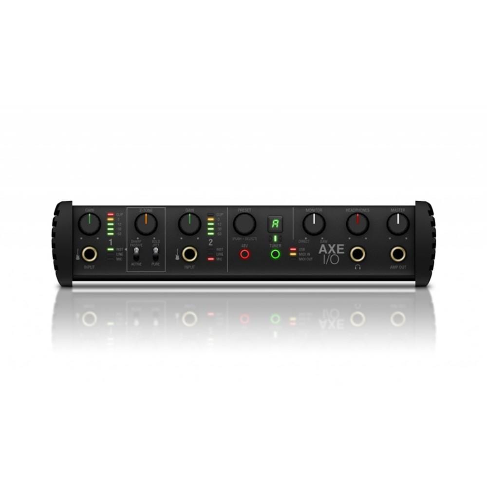 ik multimedia audio interfaces ik multimedia axe i/o premium audio interface with advanced guitar tone shaping