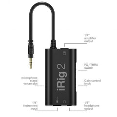 IK Multimedia Audio Interfaces IK Multimedia iRig 2 Audio Interface
