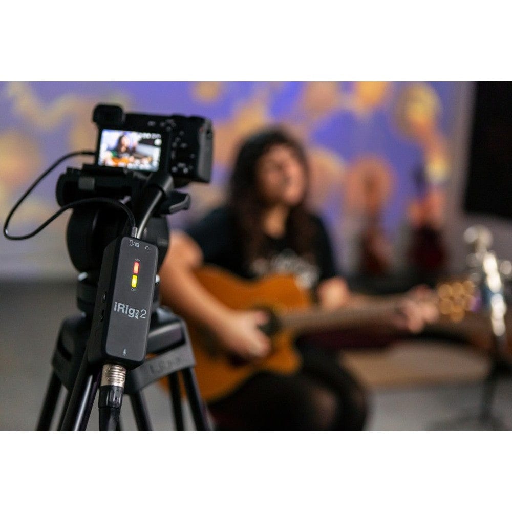 ik multimedia audio interfaces ik multimedia irig pre 2 mobile microphone interface