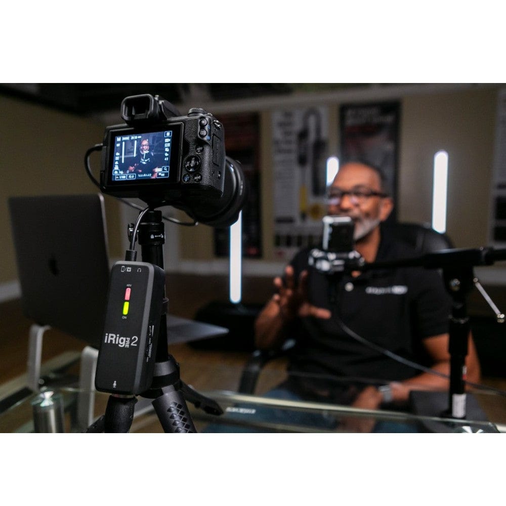 ik multimedia audio interfaces ik multimedia irig pre 2 mobile microphone interface