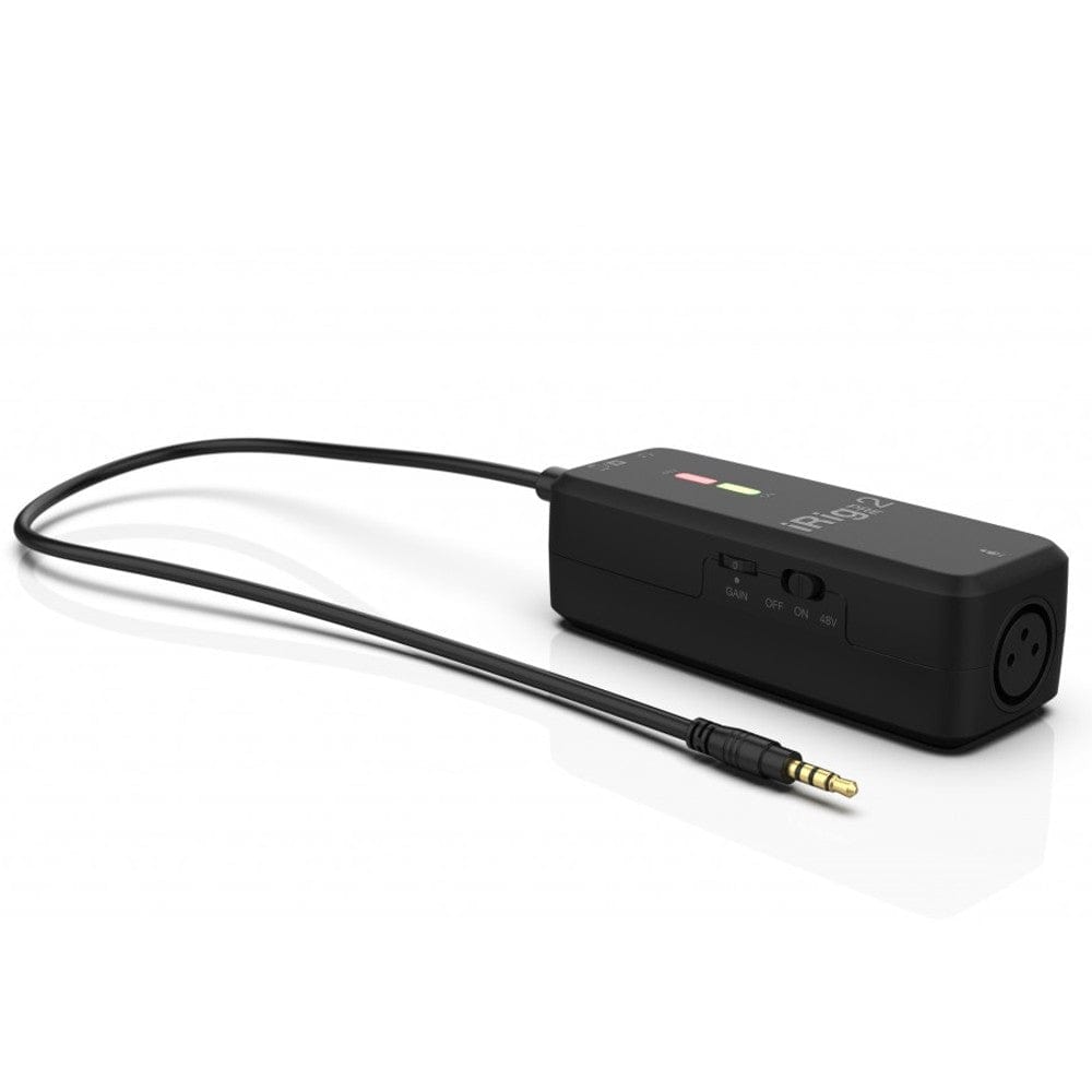 ik multimedia audio interfaces ik multimedia irig pre 2 mobile microphone interface