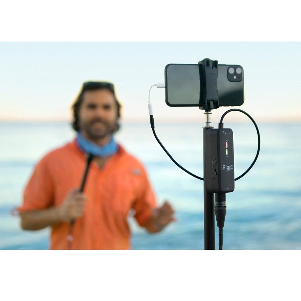 ik multimedia audio interfaces ik multimedia irig pre 2 mobile microphone interface
