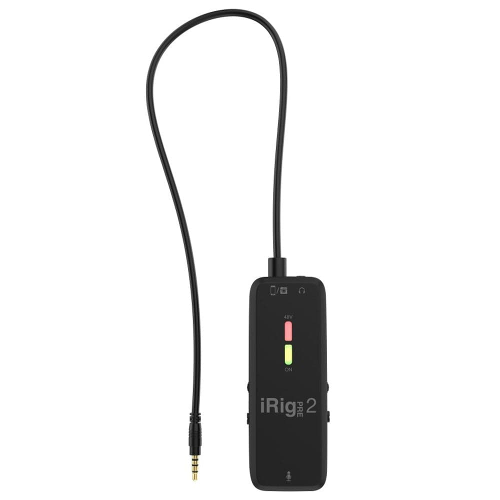 ik multimedia audio interfaces ik multimedia irig pre 2 mobile microphone interface