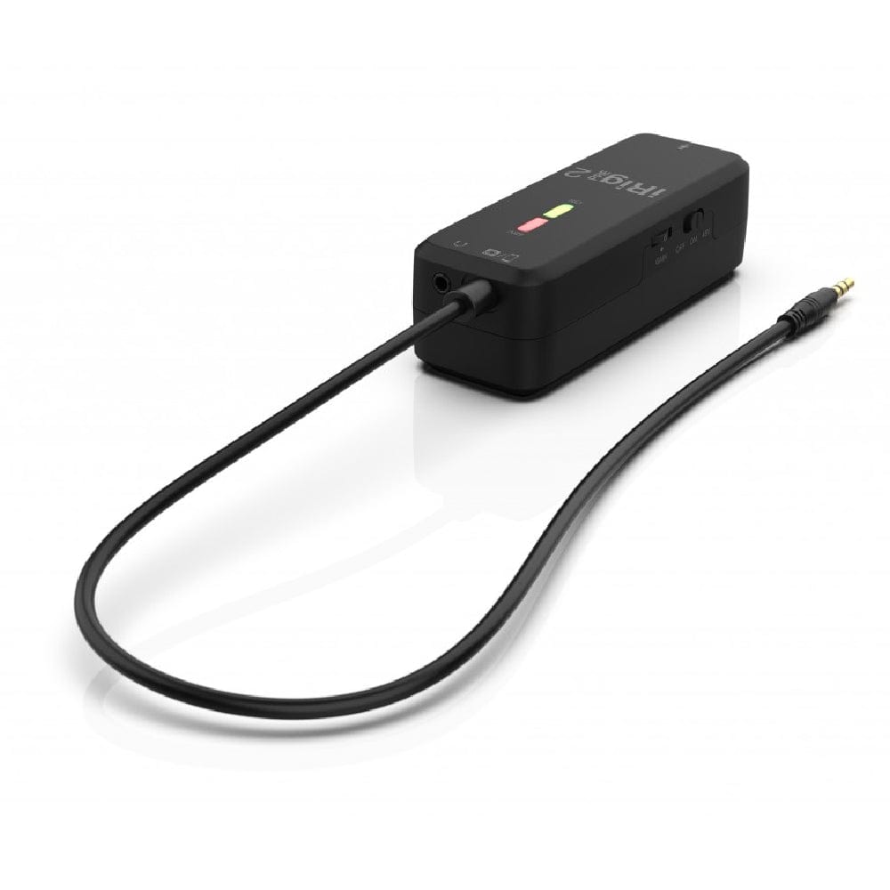 ik multimedia audio interfaces ik multimedia irig pre 2 mobile microphone interface - open box