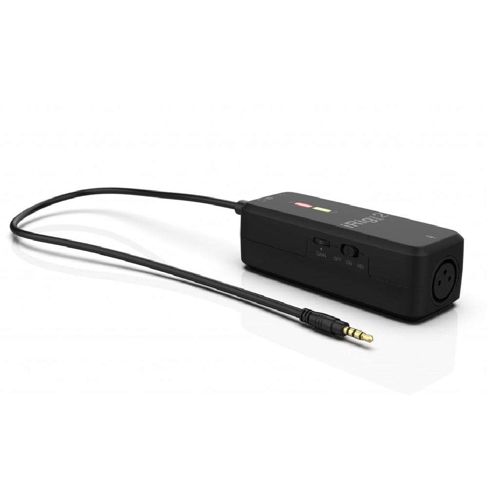 ik multimedia audio interfaces ik multimedia irig pre 2 mobile microphone interface - open box