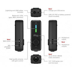 IK Multimedia Audio Interfaces IK Multimedia iRig Pro IO Audio Interface