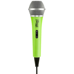 IK Multimedia Condenser Microphones Green IK Multimedia iRig Voice Handheld Condenser Microphone for Smartphones and Tablets