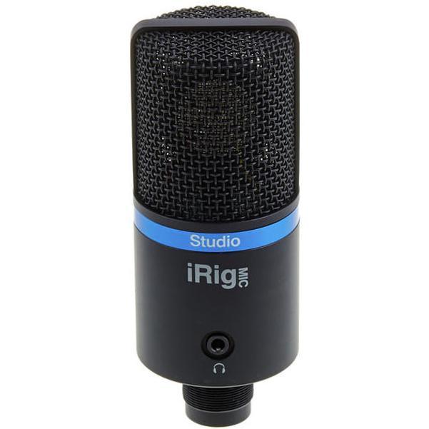 ik multimedia condenser microphones ik multimedia irig mic studio condenser microphone - black