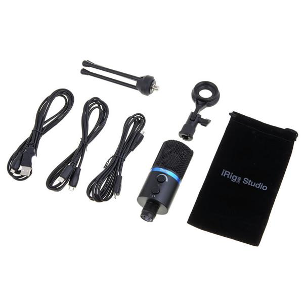 ik multimedia condenser microphones ik multimedia irig mic studio condenser microphone - black