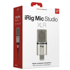 IK Multimedia Condenser Microphones IK Multimedia iRig Mic Studio XLR Large Diaphragm Condenser Microphone