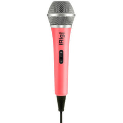 IK Multimedia Condenser Microphones Pink IK Multimedia iRig Voice Handheld Condenser Microphone for Smartphones and Tablets