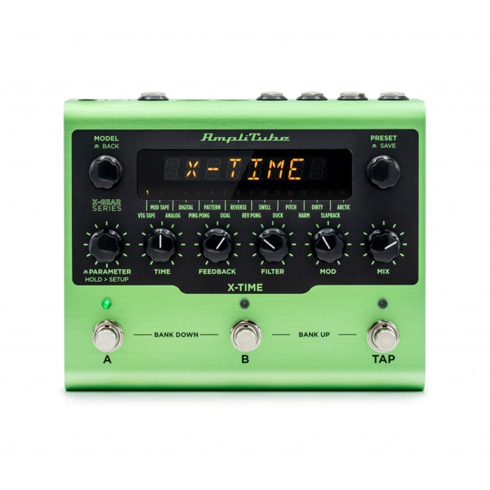 ik multimedia effect pedals green ik multimedia amplitube x-time delay pedal