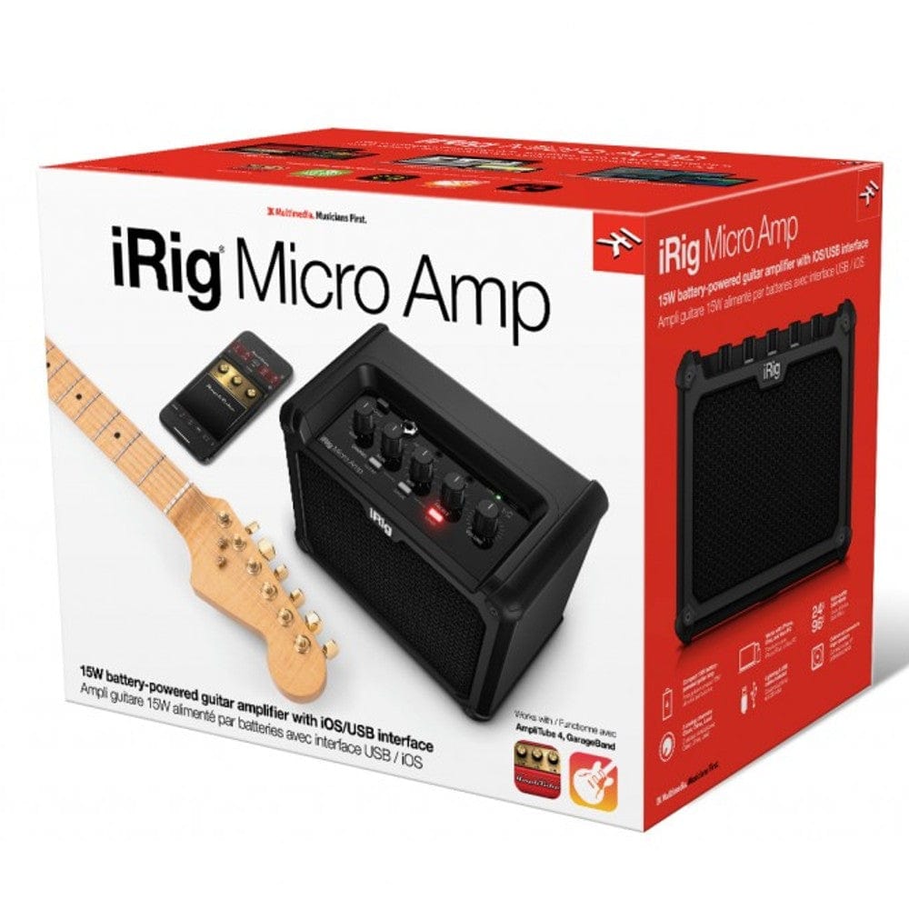 ik multimedia guitar combo amplifiers ik multimedia irig micro amp combo modeling guitar amplifier and usb interface