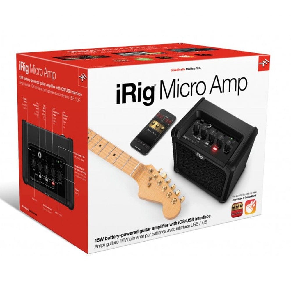 ik multimedia guitar combo amplifiers ik multimedia irig micro amp combo modeling guitar amplifier and usb interface
